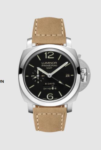 Panerai Luminor 8 Days GMT 44mm Replica Watch PAM00233